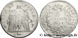 5 francs Union et Force, Union desserré, avec glands intérieurs et gland extérieur 1797 Paris F.291/9