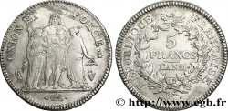 5 francs Union et Force, Union serré, seulement glands intérieurs 1803 Perpignan F.288/200
