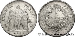 5 francs Union et Force, Union serré, seulement glands intérieurs 1803 Paris F.288/189