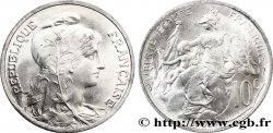 Essai de 10 centimes Daniel-Dupuis en aluminium 1908 GEM.34 10