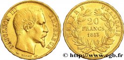 20 francs or Napoléon III, tête nue 1853 Paris F.531/1