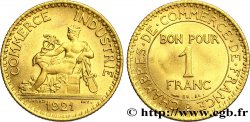 1 franc Chambres de Commerce 1921 Paris F.218/3