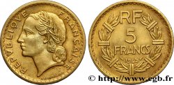 5 francs Lavrillier, bronze-aluminium 1945 F.337/5