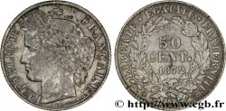 50 centimes Cérès, Troisième République 1872 Bordeaux F.189/4