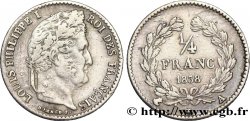 1/4 franc Louis-Philippe 1838 Paris F.166/69