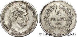 1/4 franc Louis-Philippe 1838 Paris F.166/69