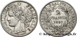 2 francs Cérès, avec légende 1887 Paris F.265/13