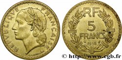 5 francs Lavrillier, bronze-aluminium 1938 F.337/1