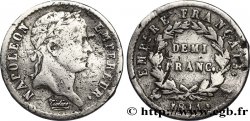 Demi-franc Napoléon Ier tête laurée, Empire français 1811 Paris F.178/21 TB30