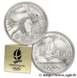 Belle Épreuve 100 francs - Ski acrobatique / Chamois 1990 Paris F./