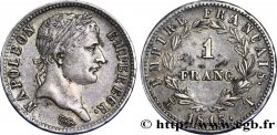 1 franc Napoléon Ier tête laurée, Empire français 1813 Nantes F.205/69