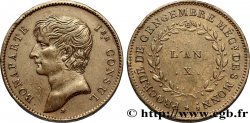 Essai au module de 2 francs Bonaparte par Jaley d après le procédé de Gengembre 1802 Paris VG.977  TTB50