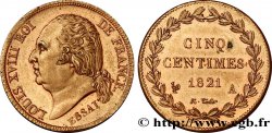 Essai de 5 centimes en bronze 1821 Paris VG.2534 