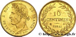 Essai de 10 centimes en cuivre jaune n.d. Paris VG.2616 