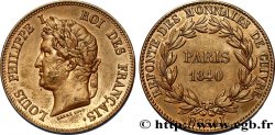 Refonte des monnaies de cuivre, essai au module du décime, poids lourd 1840 Paris VG.2916