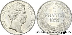 Essai de 5 francs en étain par Desbœufs 1831 Paris VG.2765 