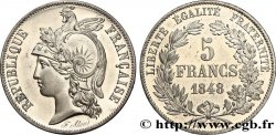 Concours de 5 francs, essai en étain par Alard 1848 Paris VG.3059 var.