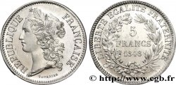 Concours de 5 francs, essai en étain par Tournier 1848 Paris VG.3093 var.