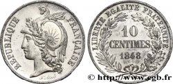 Concours de 10 centimes, essai en étain par Alard, premier revers 1848 Paris VG.3130 var.