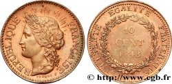Concours de 10 centimes, essai en cuivre par Fauque 1848 Paris VG.3140
