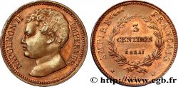 Essai de 3 centimes en bronze 1816  VG.2414  SPL58