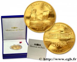 Belle Épreuve 500 francs Or - Bicentenaire de la mort de Mozart 1991 Pessac F5.1810 1