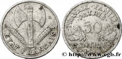 50 centimes Francisque, légère 1944  F.196/4 TTB48