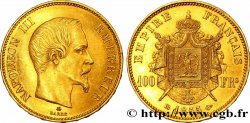 100 francs or Napoléon III, tête nue 1855 Strasbourg F.550/2 TTB48