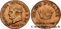 Centesimo Napoléon Empereur et Roi d’Italie, 1er type 1808 Milan M.315  TB25