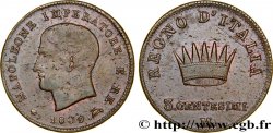 3 centesimi Napoléon Empereur et Roi d’Italie, 1er type 1809 Milan M.307