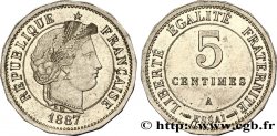Essai de 5 centimes Merley, 16 pans 1887 Paris GEM.13 3