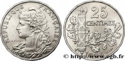 Essai de 25 centimes Patey, 2e type, tranche à 22 pans 1904 Paris GEM.62 6