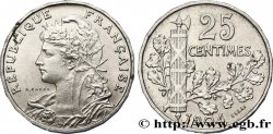 Essai de 25 centimes Patey, 2e type, tranche à 22 pans 1904 Paris GEM.62 6