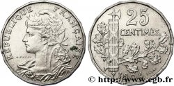 Essai de 25 centimes Patey, 2e type, tranche à 18 pans 1904 Paris GEM.62 4