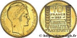 Concours de 10 francs, essai de Turin en bronze-aluminium 1929 Paris GEM.169 3