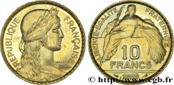 Concours de 10 francs, essai de Bernard en bronze-aluminium 1929 Paris VG.5227 var.