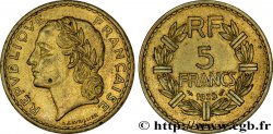 Essai de 5 francs Lavrillier, bronze-aluminium 1939 Paris F.337/2 SUP60