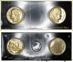 Boîte de deux essais de 20 centimes, Coeffin et Dieudonné 1961 Paris GEM.55 6-8