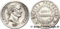 Demi-franc Napoléon Ier tête laurée, Empire français 1813 Paris F.178/49 TTB50