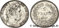 1 franc Louis-Philippe, couronne de chêne 1847 Paris F.210/110