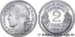 Essai de 2 francs Morlon, aluminium, poids très lourd 1941 Paris GEM.114 5 var.