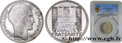 Concours de 5 francs, essai de Turin en nickel, poids 5 g 1929 Paris GEM.140 2