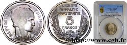 Concours de 5 francs, essai de Bazor en cupro-nickel non magnétique, poids léger 1933 Paris F.335/1 SPL64