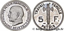 Piéfort de 5 francs Pétain 1941 Paris F.338/2 var.