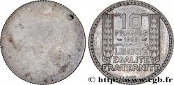 Essai uniface de revers de 10 francs Turin en bronze-argenté n.d. Paris VG.-  SUP60