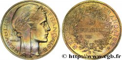 Essai de 5 francs en bronze-aluminium pour la frappe des 20 francs Turin par Morlon n.d. Paris VG.5262 var.