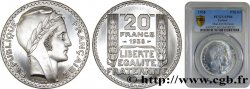 Préparation de la 20 francs Pétain, type Turin, essai en aluminium, tranche striée, 4 g 1938 Paris GEM.200 6