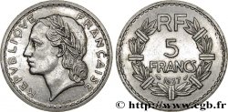 5 francs Lavrillier, nickel 1937  F.336/6 SUP55