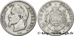 2 francs Napoléon III, tête laurée 1868 Strasbourg F.263/9 B8