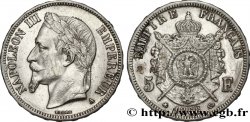 5 francs Napoléon III, tête laurée 1868 Paris F.331/12 MBC50